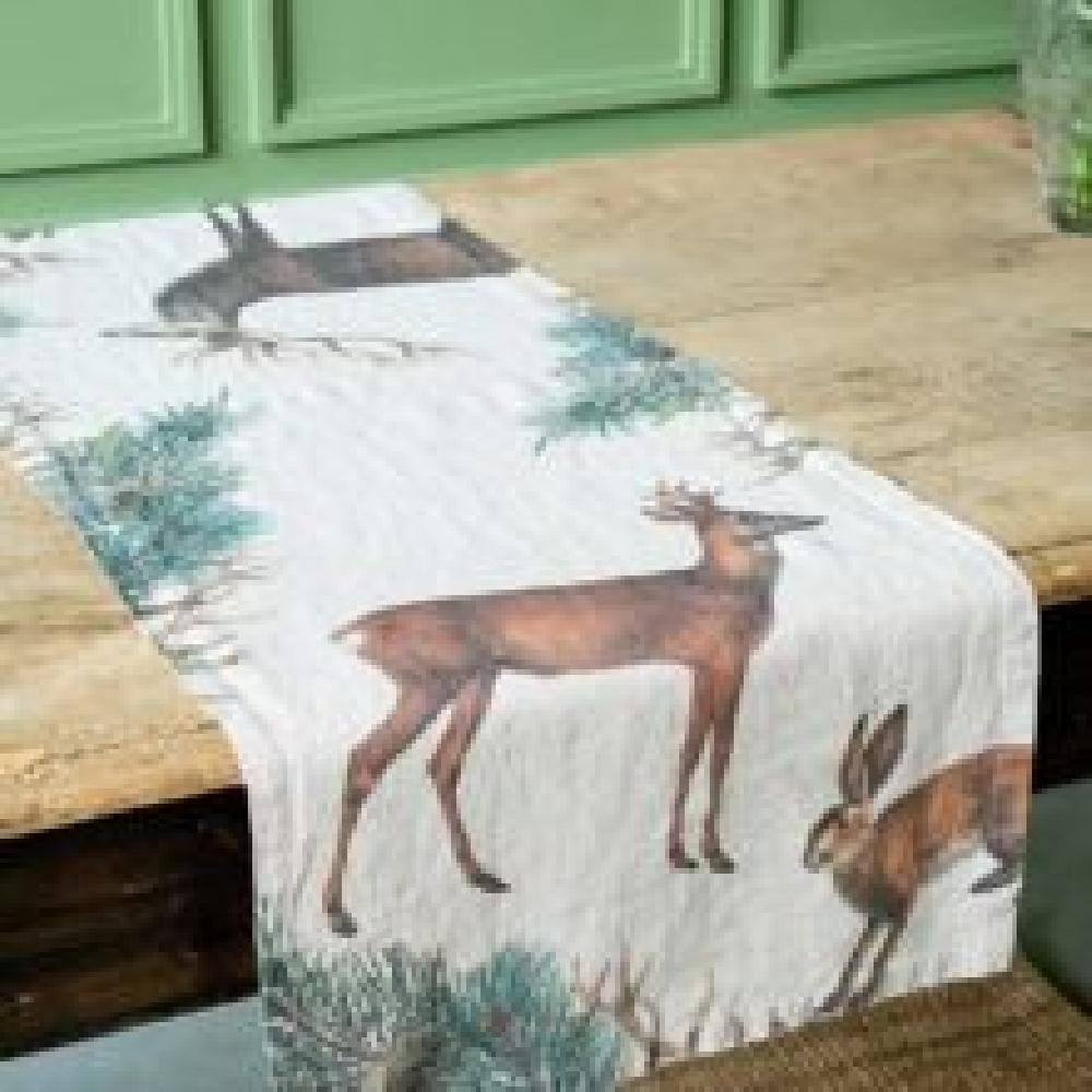 LINOROOM - Tafelloper "Wild Animals" | De Tafel Tienen